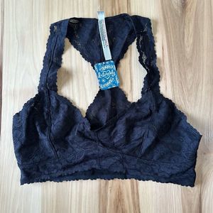 FREE PEOPLE | NWT black bralette no padding women’s large racerback new with tag